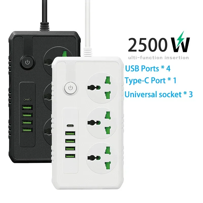 Power Tools Extension - Power Strip with 4 USB and