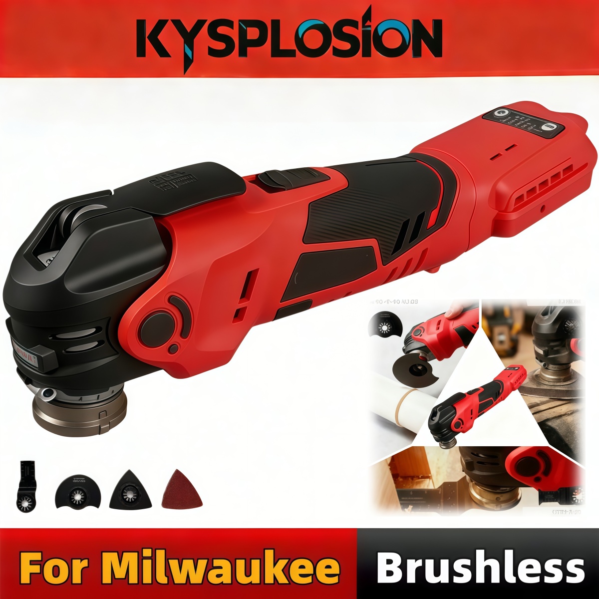5-Speed Brushless Cordless Osc - Oscillating Multi Tool ulasan dan harga