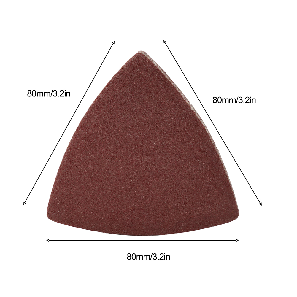 40pc Triangle Sandpaper 60/120 - Oscillating Multi Tool ulasan dan harga