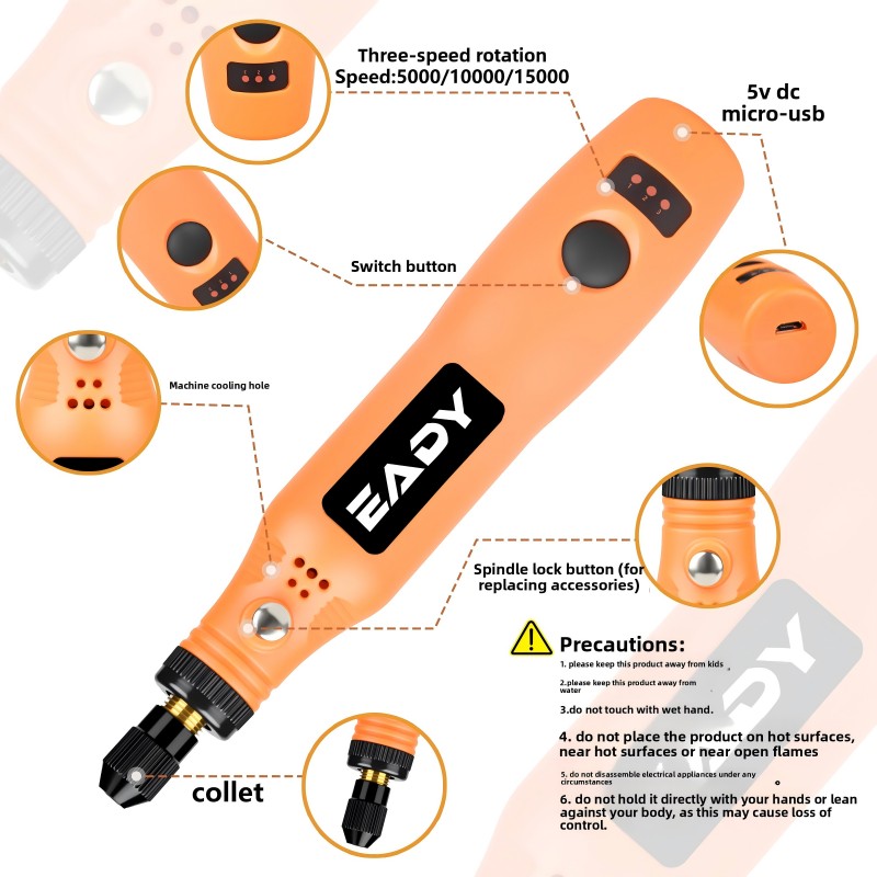 USB Cordless Rotary Tool Kit – - Power Tools Spare Parts ulasan dan harga