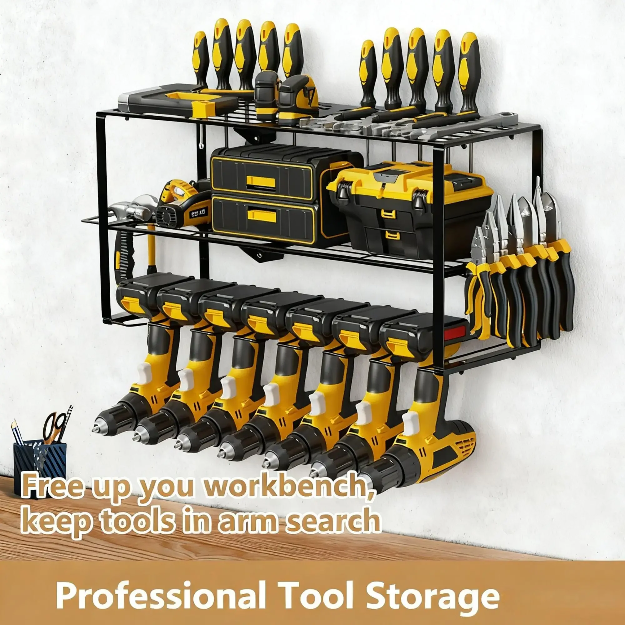 Heavy Duty Wall Mounted Power  - Power Tools Organizer ulasan dan harga