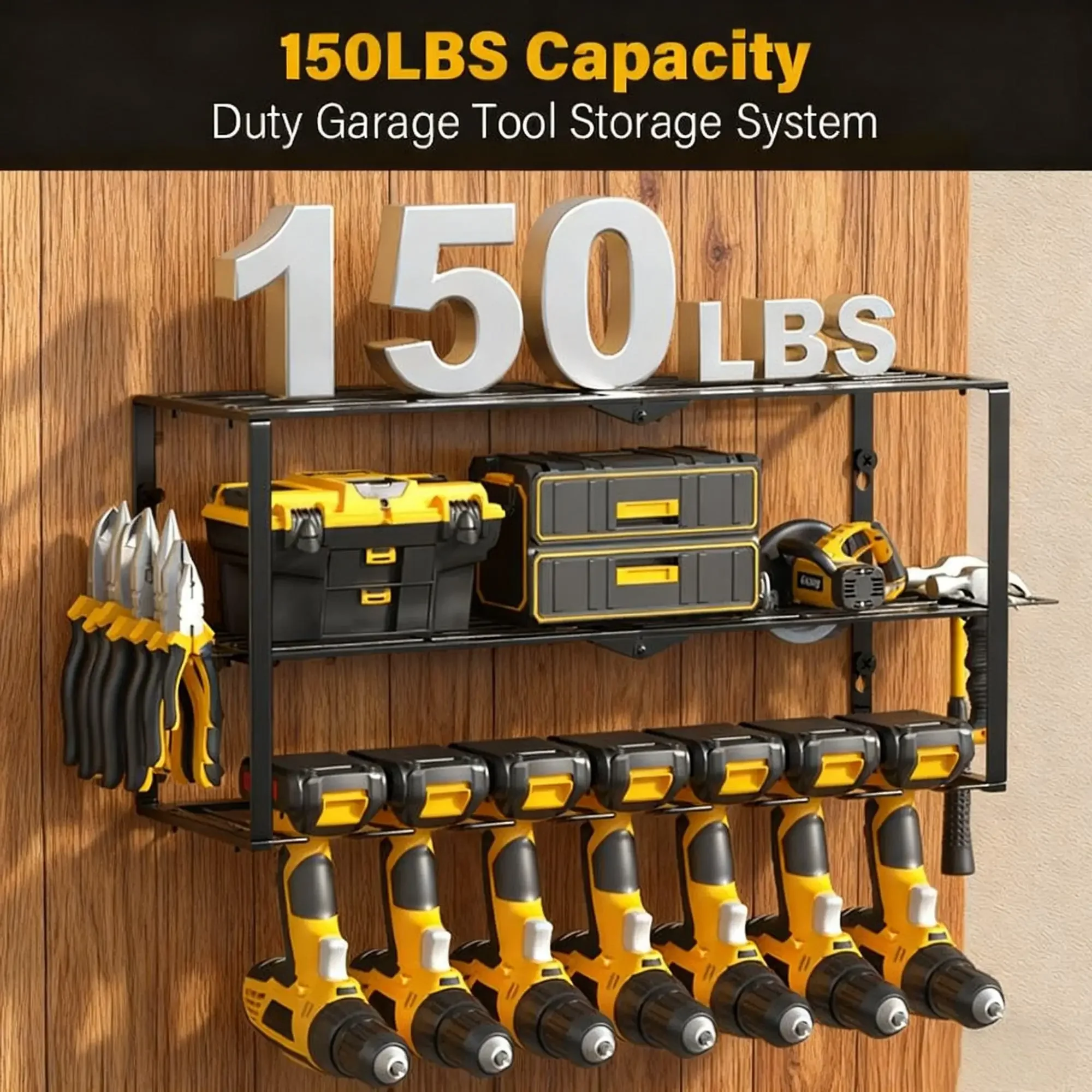 Heavy Duty Wall Mounted Power  - Power Tools Organizer ulasan dan harga