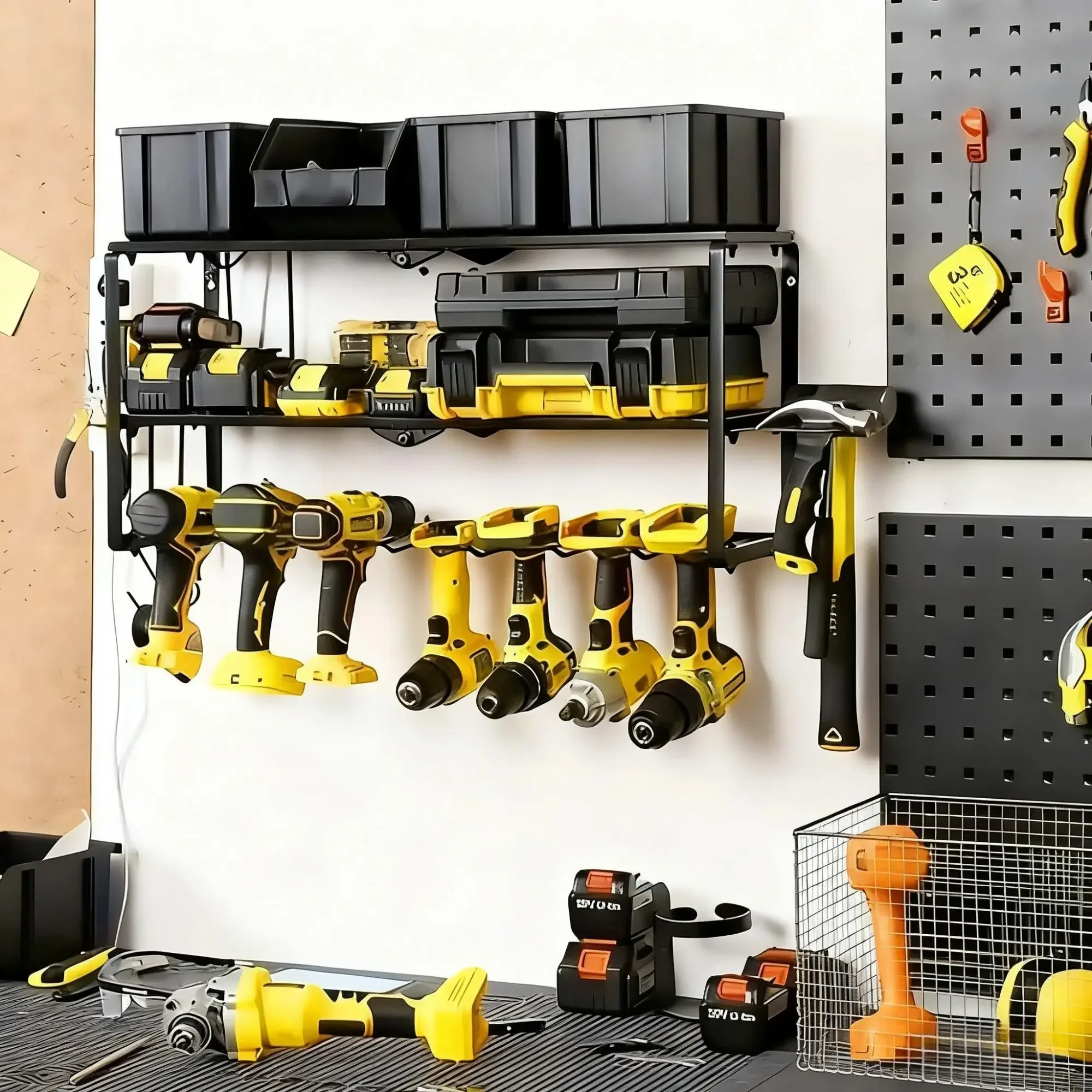 Heavy Duty Wall Mounted Power  - Power Tools Organizer ulasan dan harga