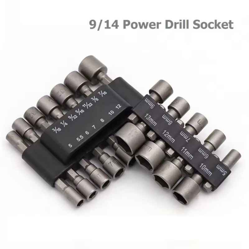 9/14Pcs Set Socket Wrench Powe - Power Tools Extension ulasan dan harga
